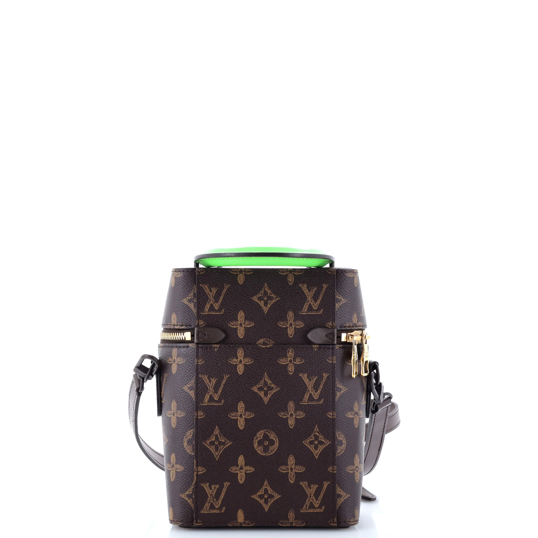 Louis Vuitton Vertical Box Trunk Bag No.7 Trunk L'Oeil Vintage Monogram Canvas