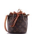 Louis Vuitton Noe Handbag Monogram Canvas Nano