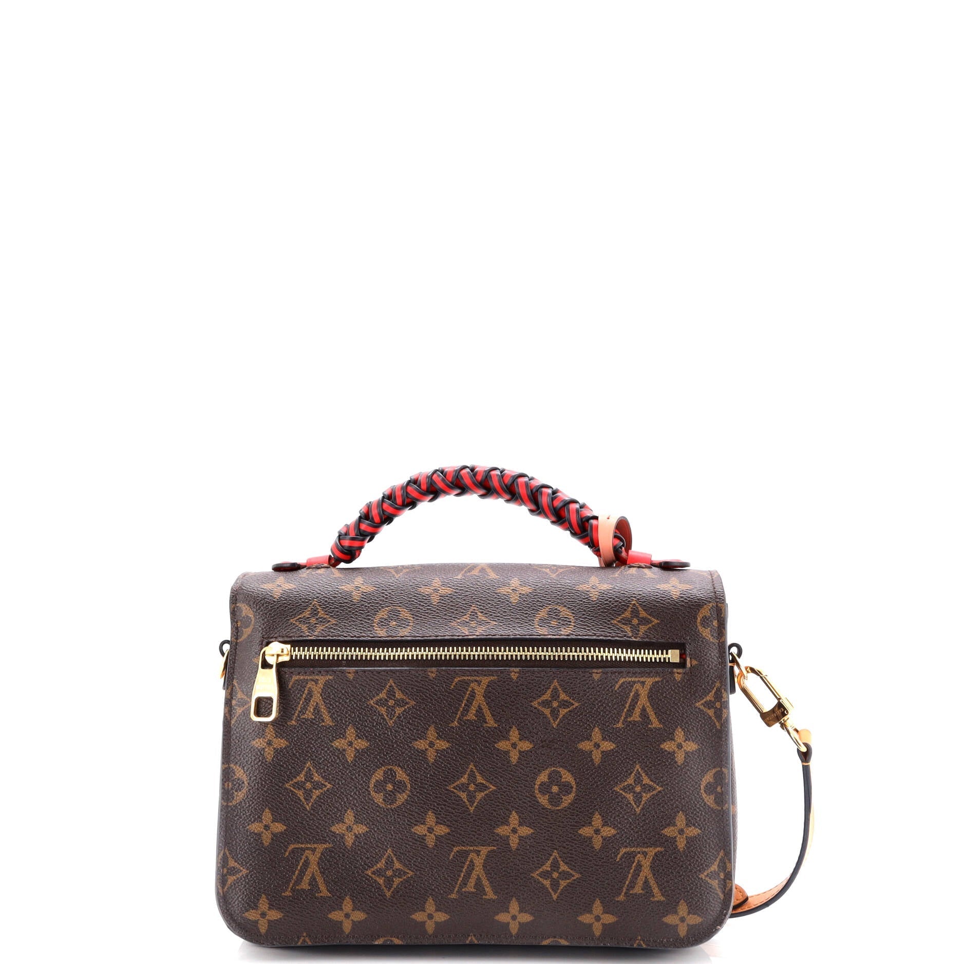 Louis Vuitton Braided Handle Pochette Metis Monogram Canvas