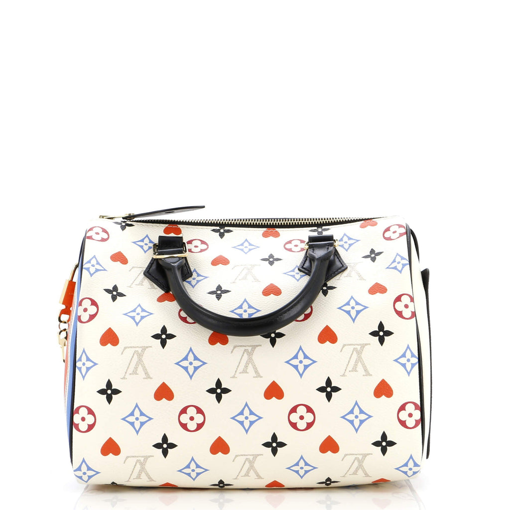 Louis Vuitton Speedy Bandouliere Bag Limited Edition Game On Multicolor Monogram 25
