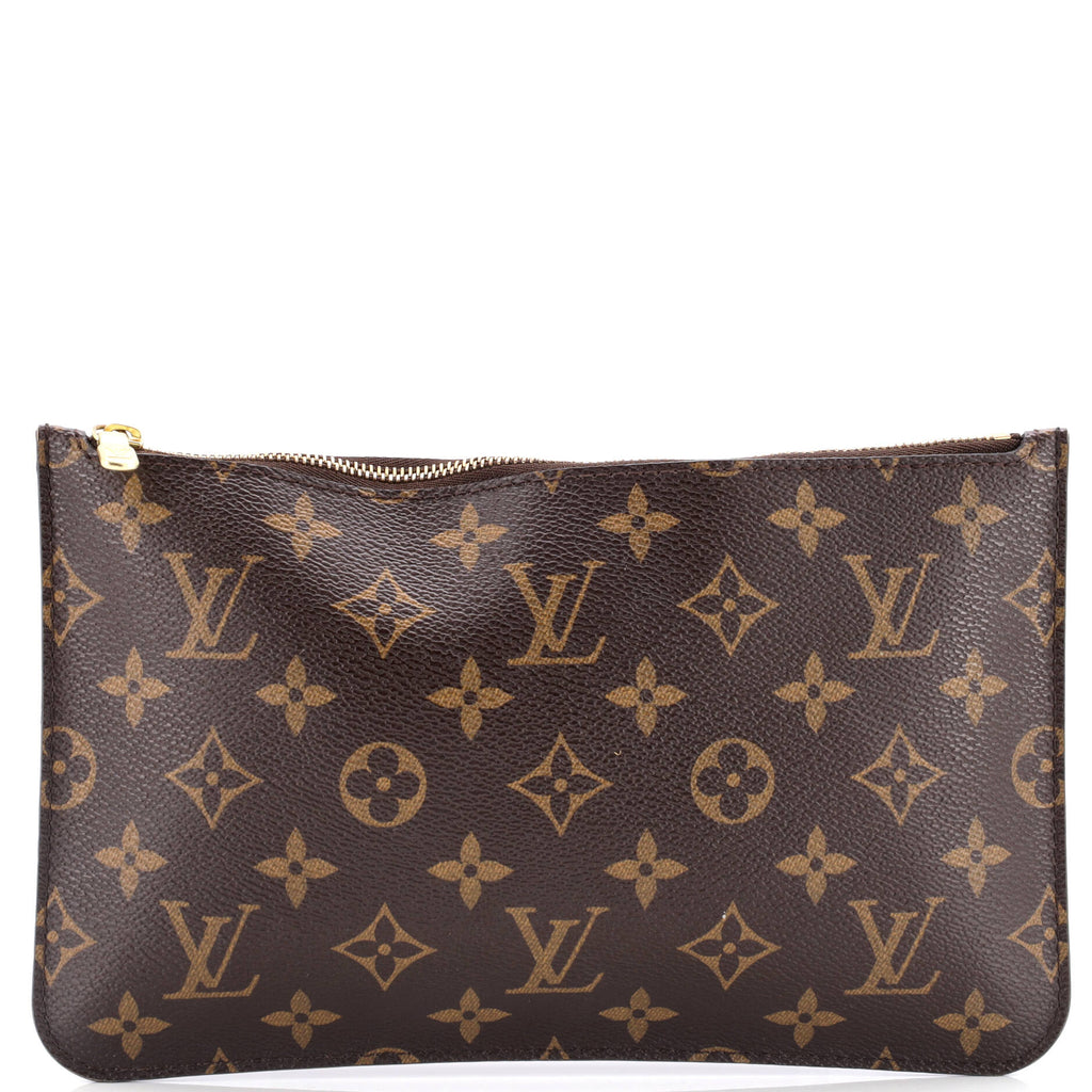 Louis Vuitton Neverfull Pochette Monogram Canvas Large