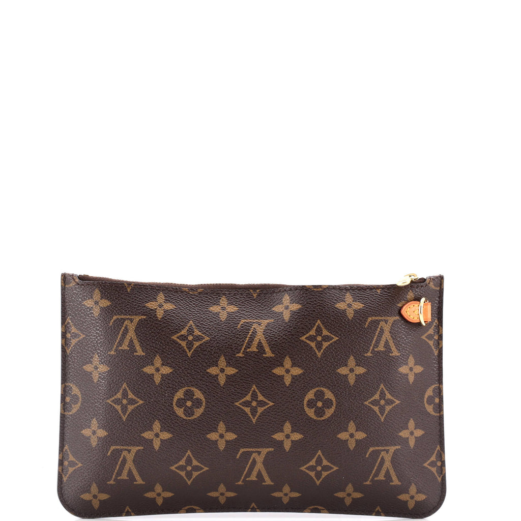 Louis Vuitton Neverfull Pochette Monogram Canvas Large