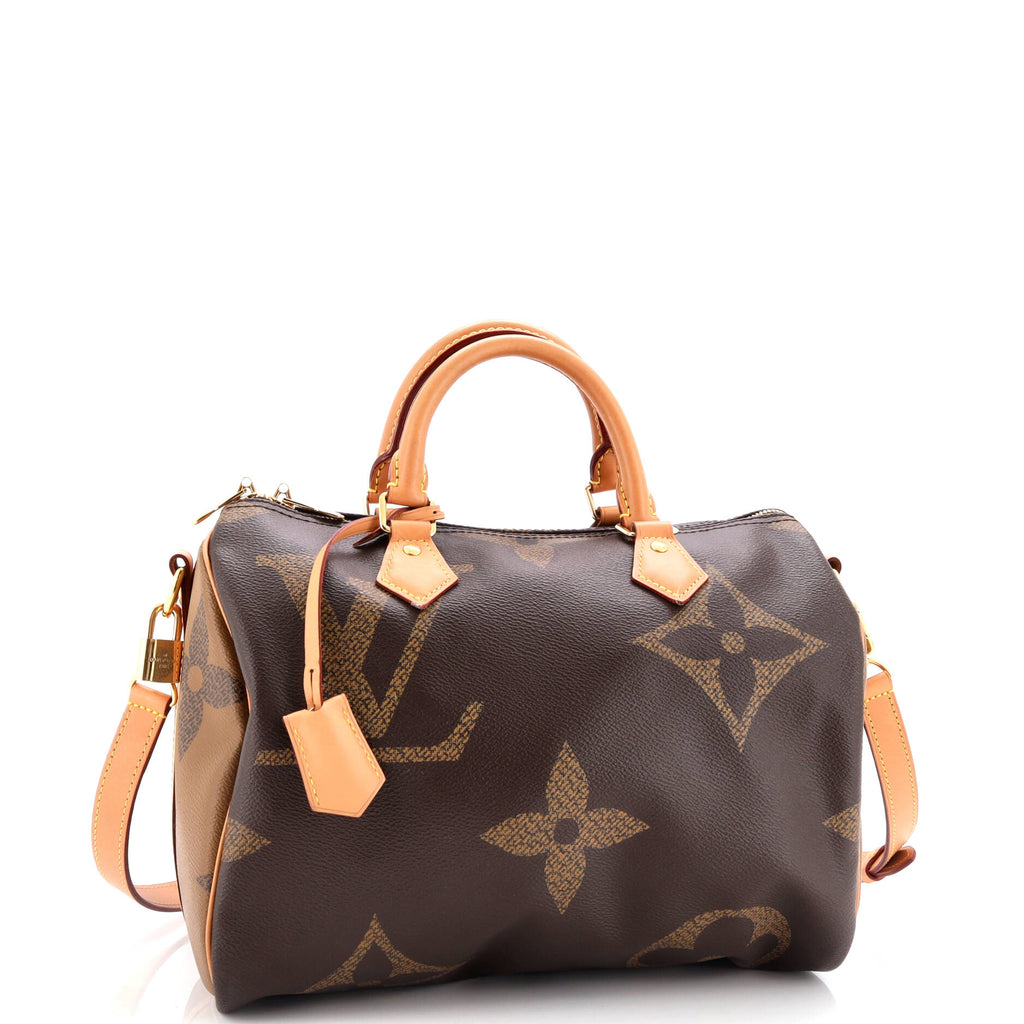 Louis Vuitton Speedy Bandouliere Bag Reverse Monogram Giant 30