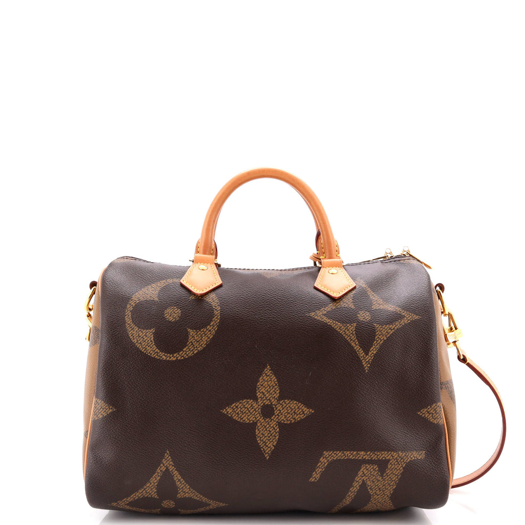 Louis Vuitton Speedy Bandouliere Bag Reverse Monogram Giant 30