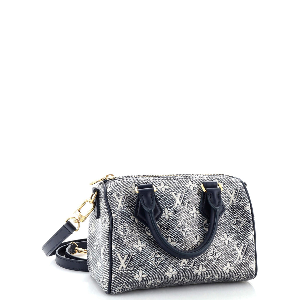 Louis Vuitton Speedy Bandouliere Bag Monoglam Jacquard Canvas 20