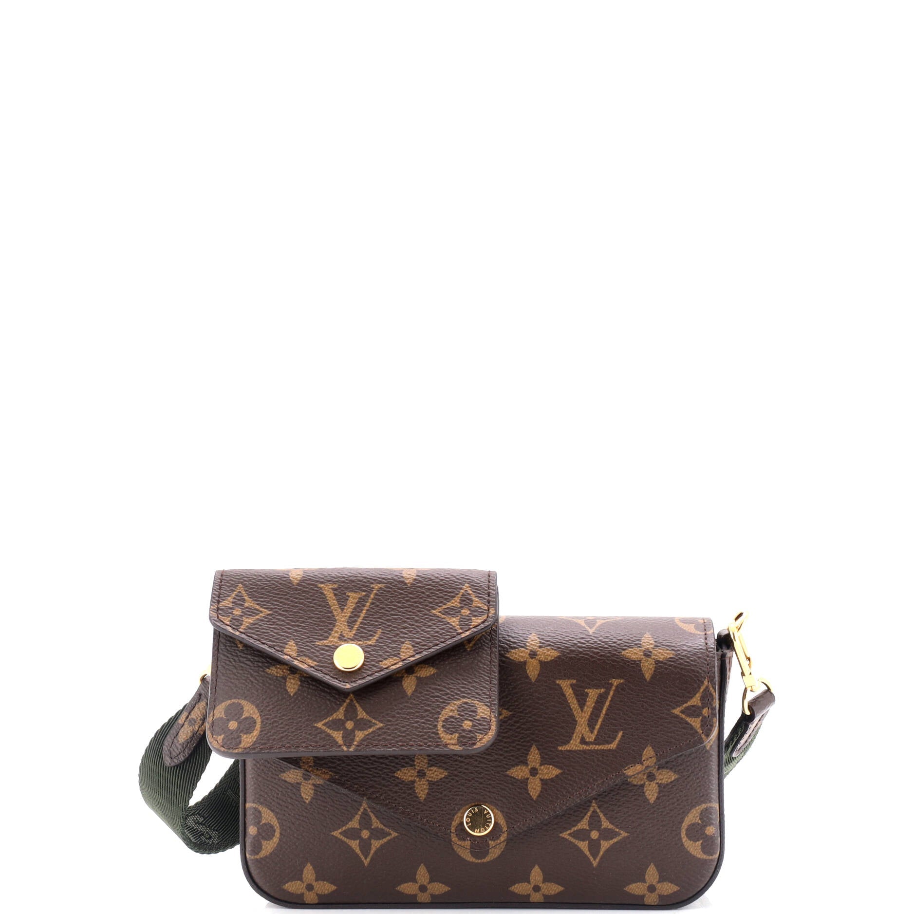 Louis Vuitton Felicie Strap & Go Handbag Monogram Canvas