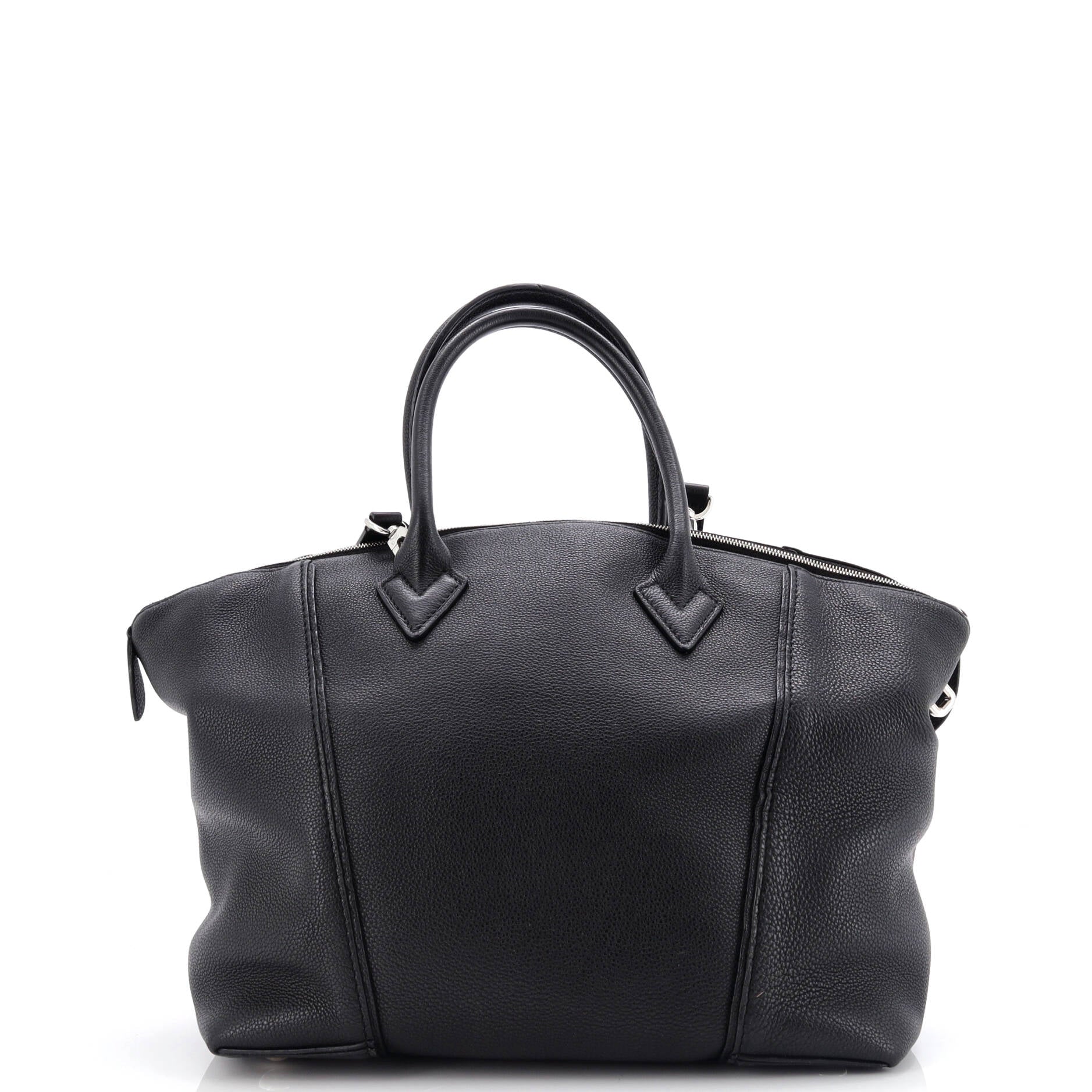 Louis Vuitton Soft Lockit Handbag Leather PM