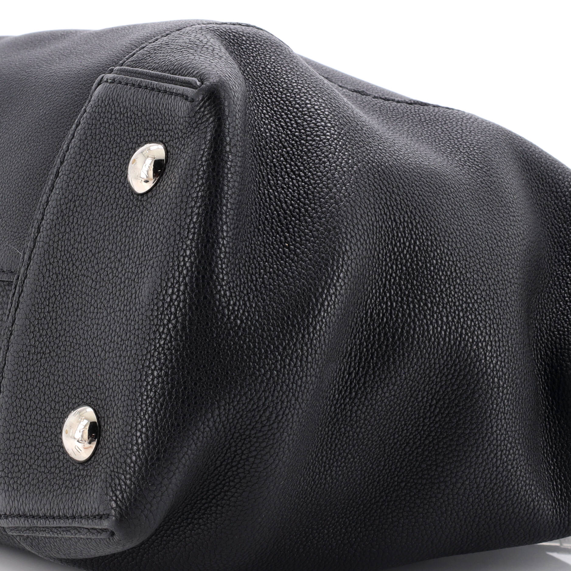Louis Vuitton Soft Lockit Handbag Leather PM