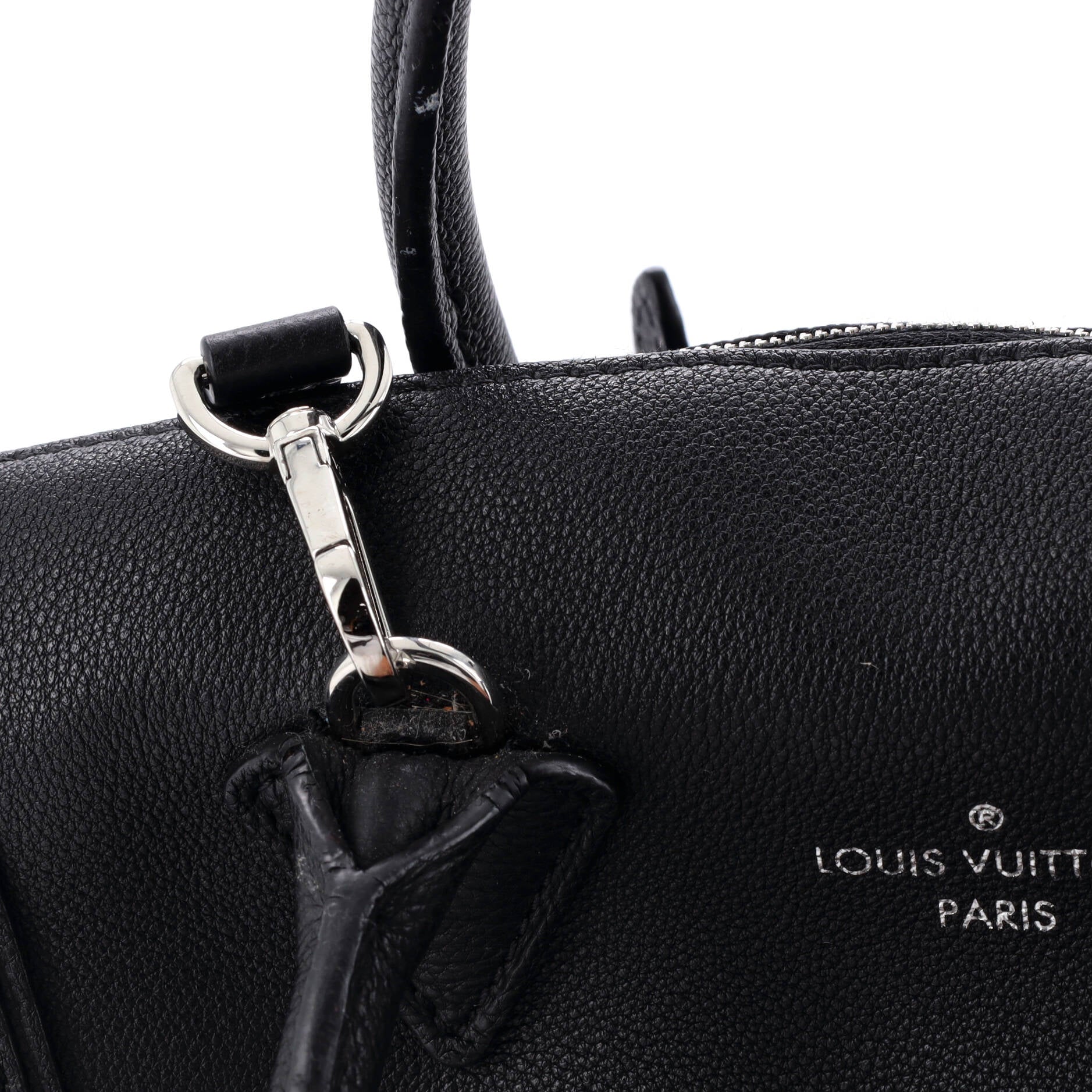Louis Vuitton Soft Lockit Handbag Leather PM