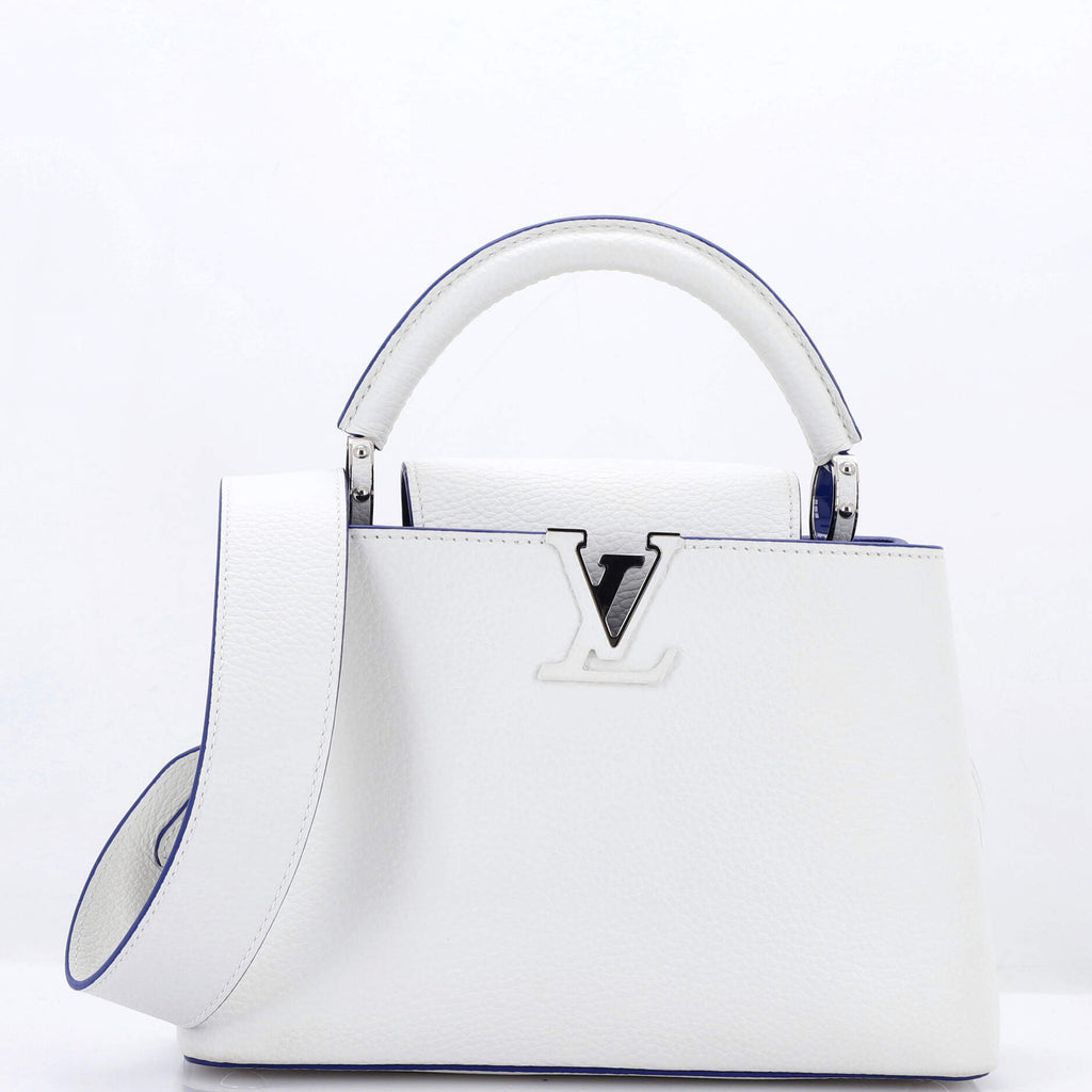 Louis Vuitton Capucines Bag Limited Edition Taurillion Leather with Monogram Flower Print Interior BB