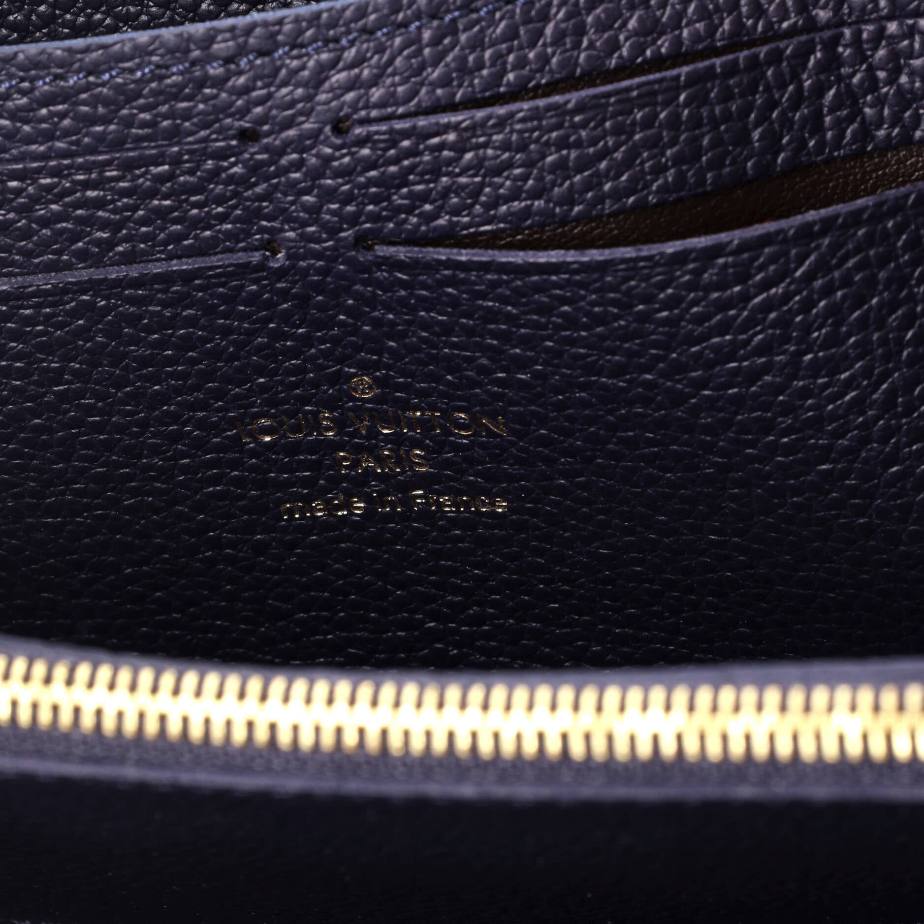 Louis Vuitton Clemence Wallet Monogram Empreinte Leather
