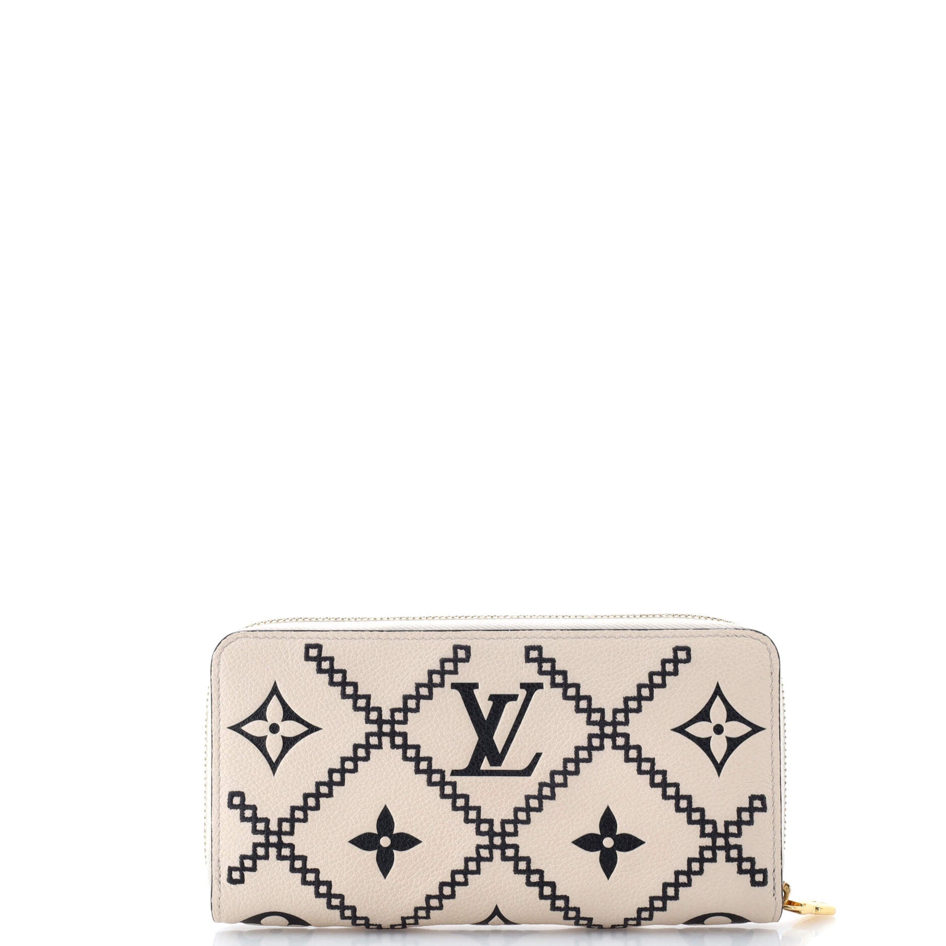 Louis Vuitton Zippy Wallet Monogram Empreinte Giant Broderies