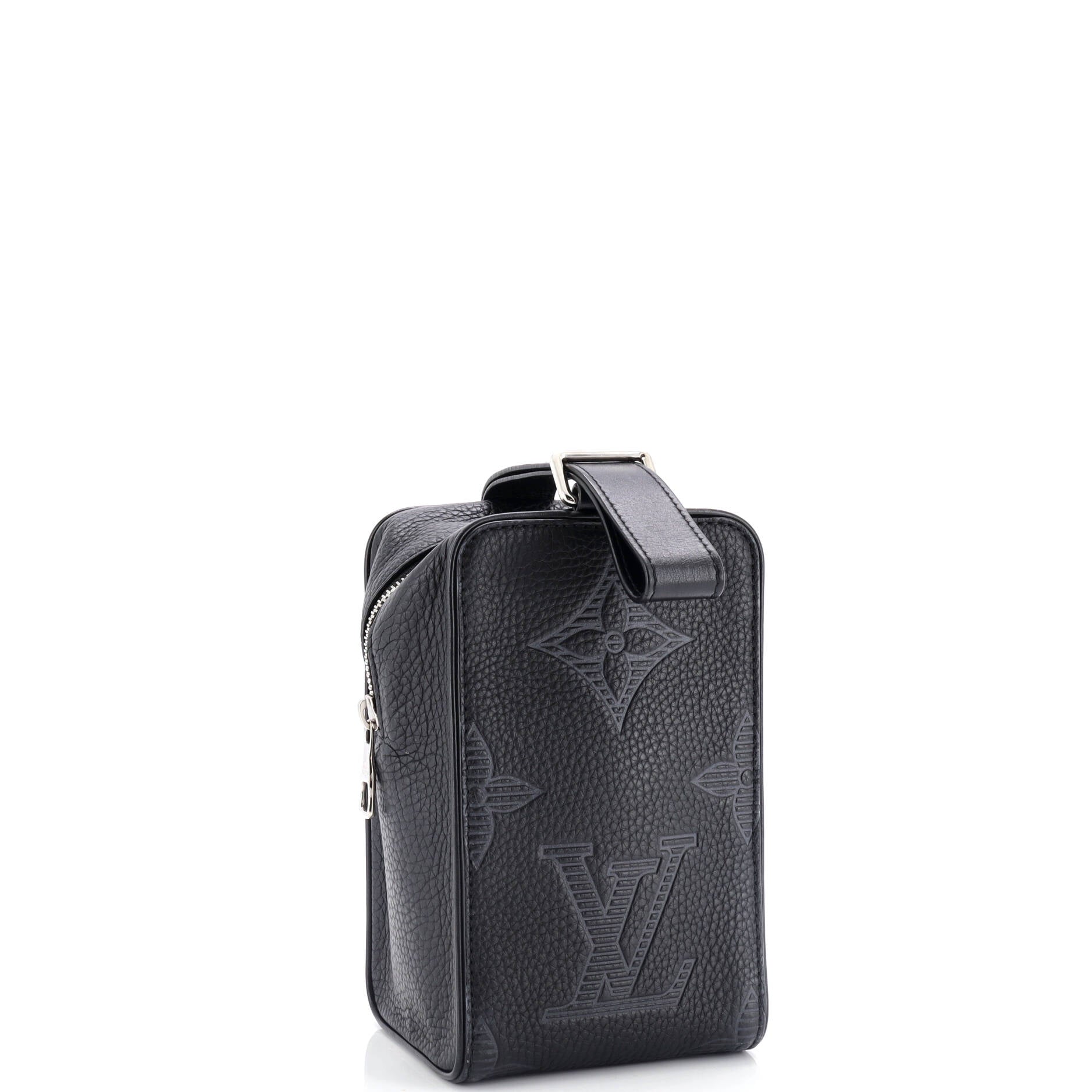 Louis Vuitton Wash Pouch Monogram Shadow Giant Taurillon Leather