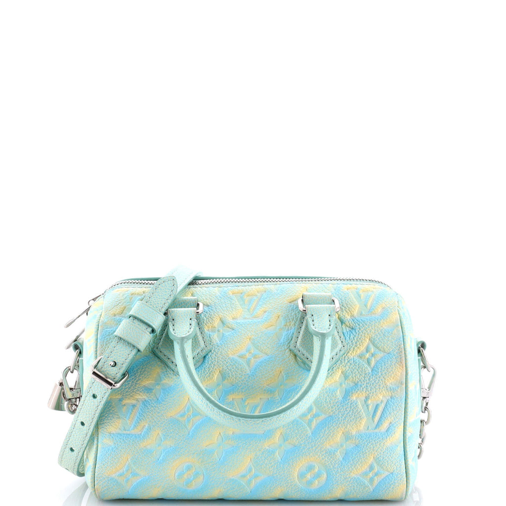 Louis Vuitton Speedy Bandouliere Bag Stardust Monogram Empreinte Leather 20