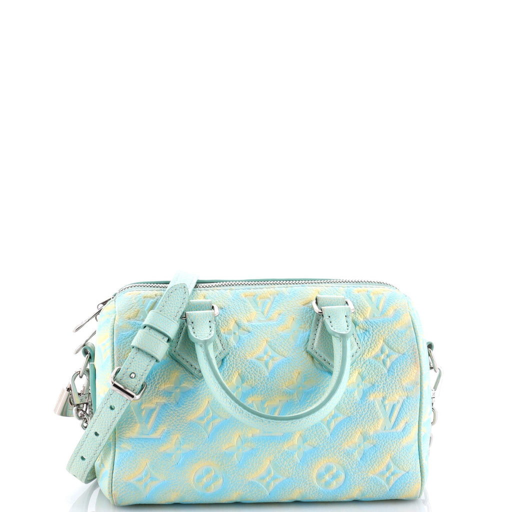 Louis Vuitton Speedy Bandouliere Bag Stardust Monogram Empreinte Leather 20