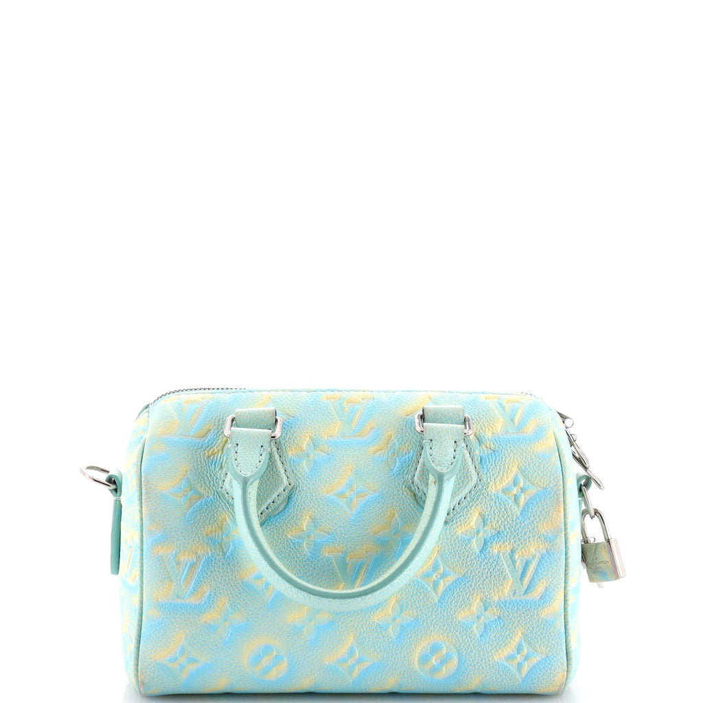 Louis Vuitton Speedy Bandouliere Bag Stardust Monogram Empreinte Leather 20