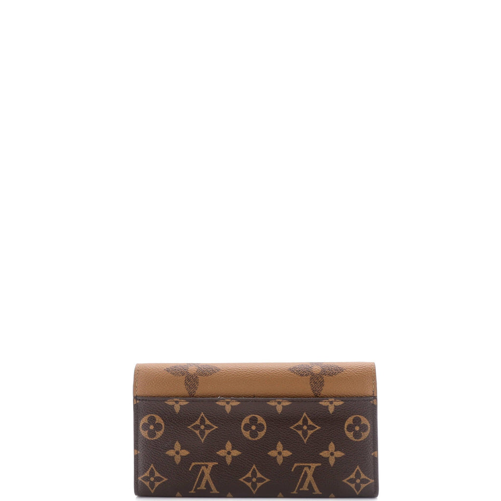 Louis Vuitton Sarah Wallet NM Reverse Monogram Giant and Monogram Canvas
