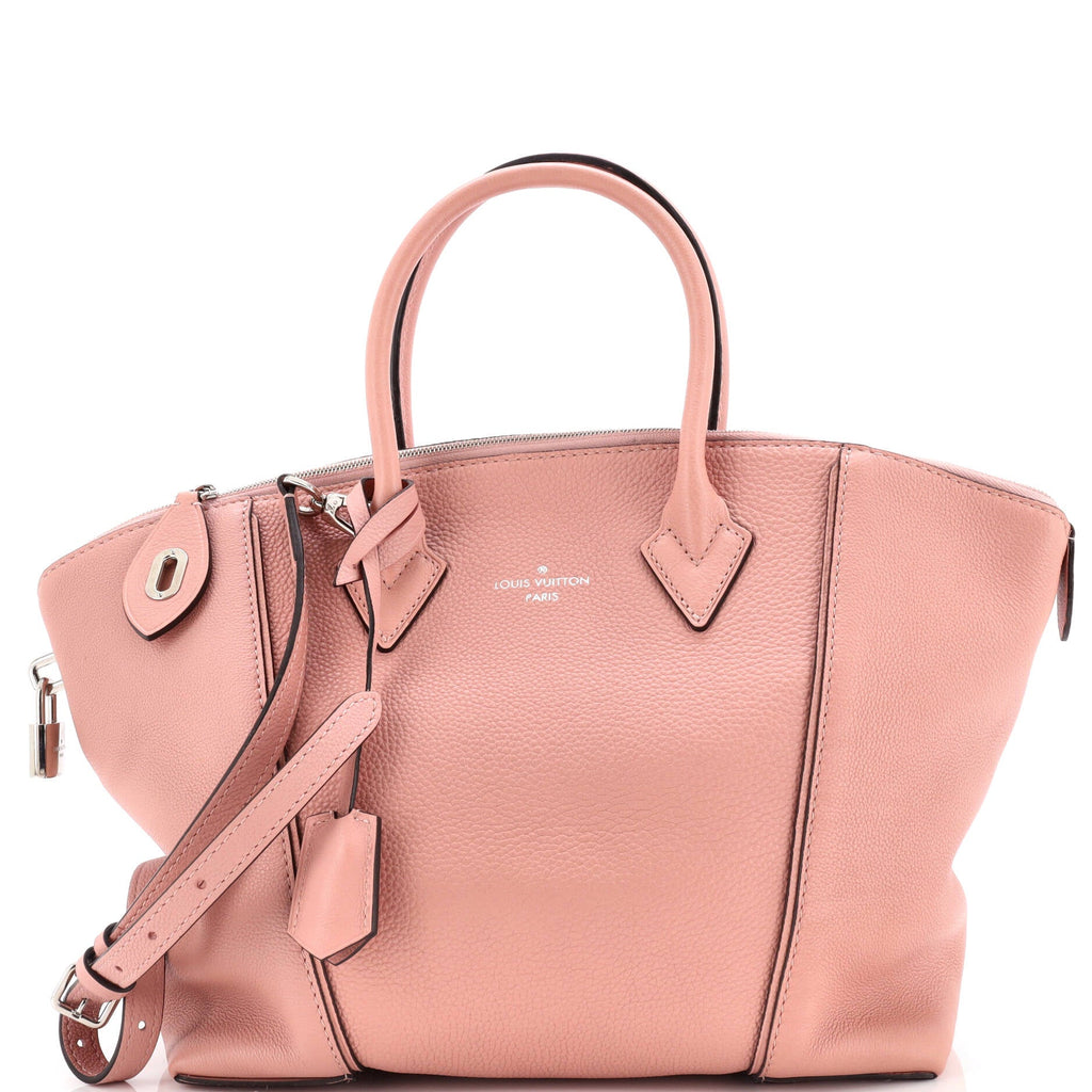 Louis Vuitton Soft Lockit Handbag Leather PM