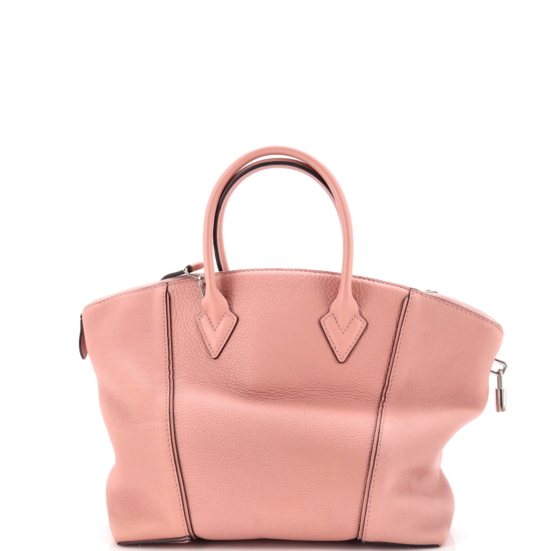 Louis Vuitton Soft Lockit Handbag Leather PM