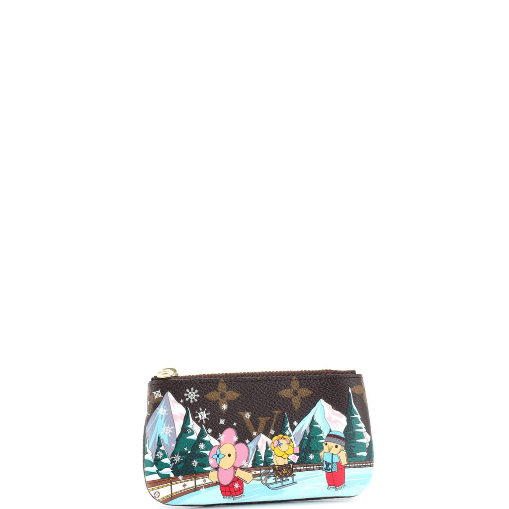 Louis Vuitton Key Pouch Limited Edition Vivienne Xmas Monogram Canvas