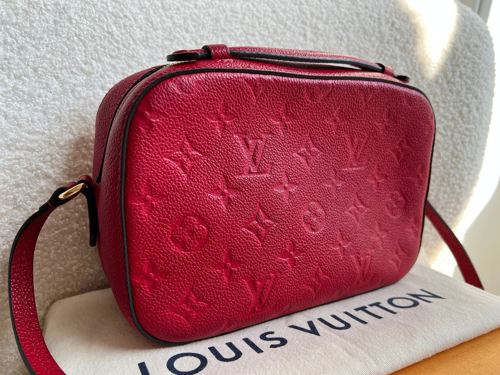 Louis Vuitton Saintonge Red Empreinte (RRP £1520)