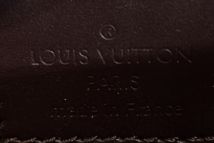 Louis Vuitton Pochette Accessoires Monogram Vernis with Monogram Canvas Mini
