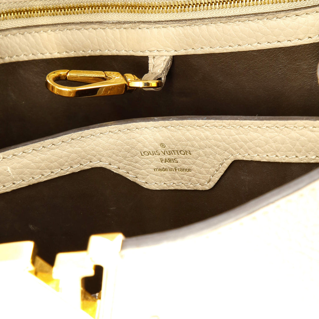 Louis Vuitton Capucines Bag Leather with Python BB