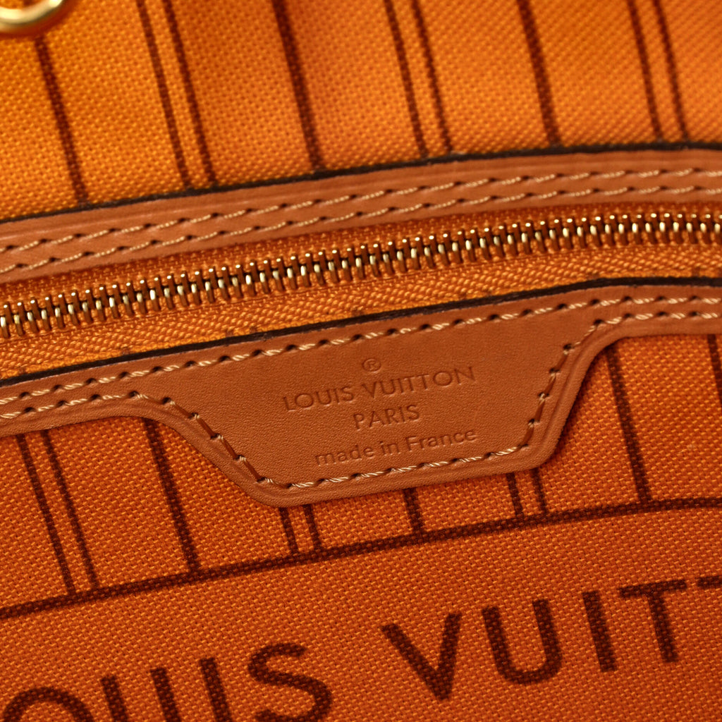 Louis Vuitton Neverfull NM Tote Damier with Braided Detail MM