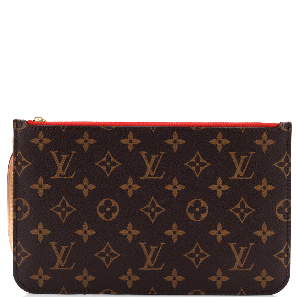 Louis Vuitton Neverfull Pochette Monogram Canvas Large