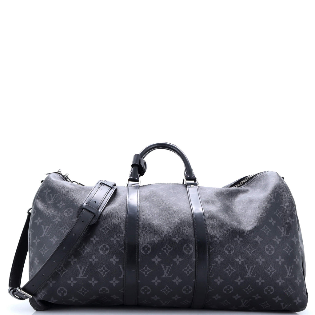Louis Vuitton Keepall Bandouliere Bag Monogram Eclipse Canvas 55