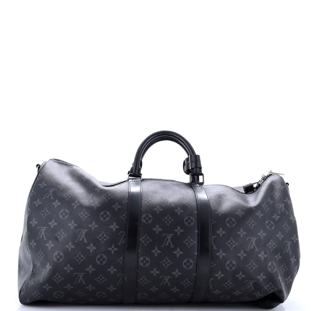 Louis Vuitton Keepall Bandouliere Bag Monogram Eclipse Canvas 55