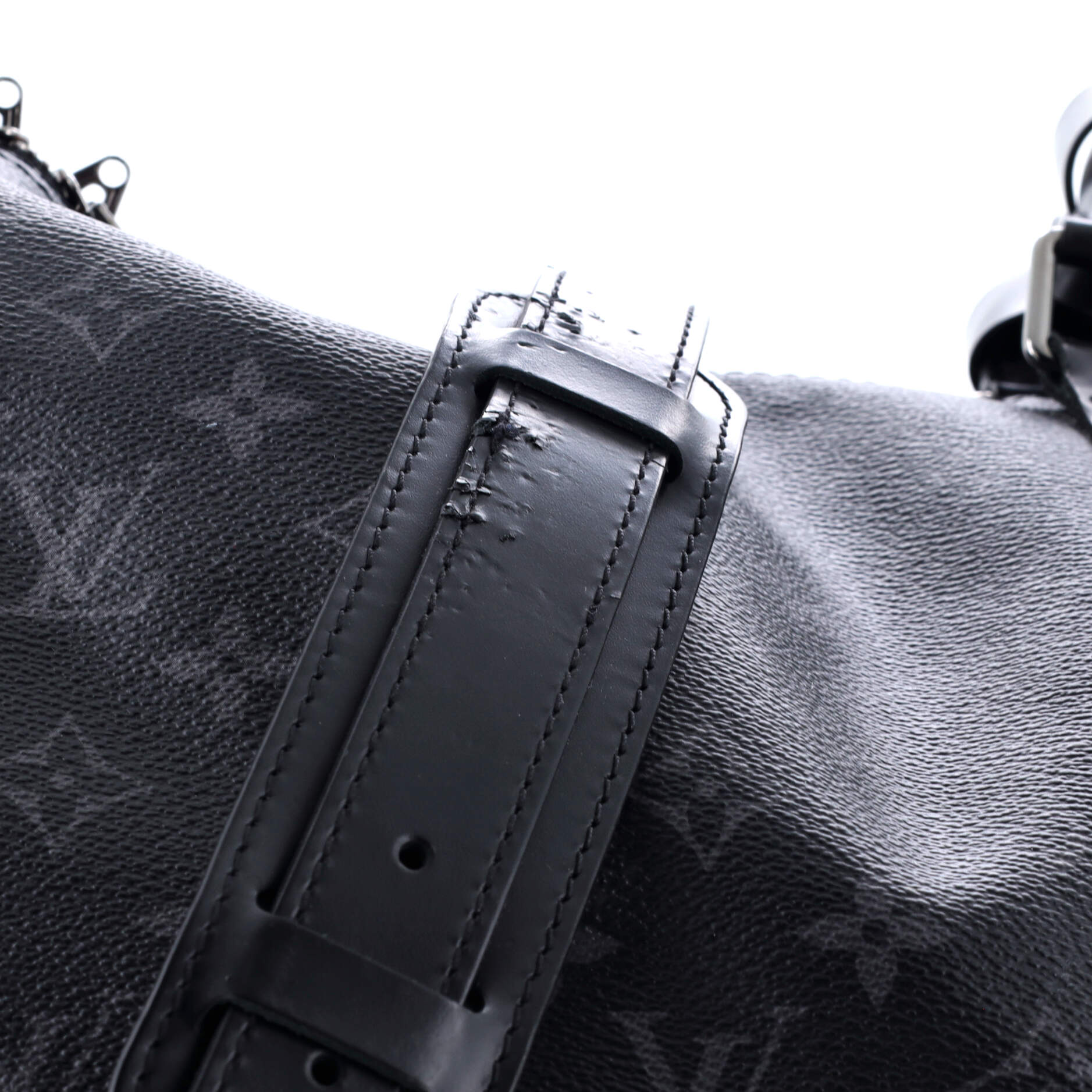 Louis Vuitton Keepall Bandouliere Bag Monogram Eclipse Canvas 55