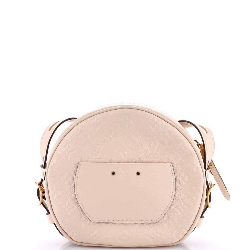 Louis Vuitton Boite Chapeau Souple Bag Monogram Empreinte Leather MM
