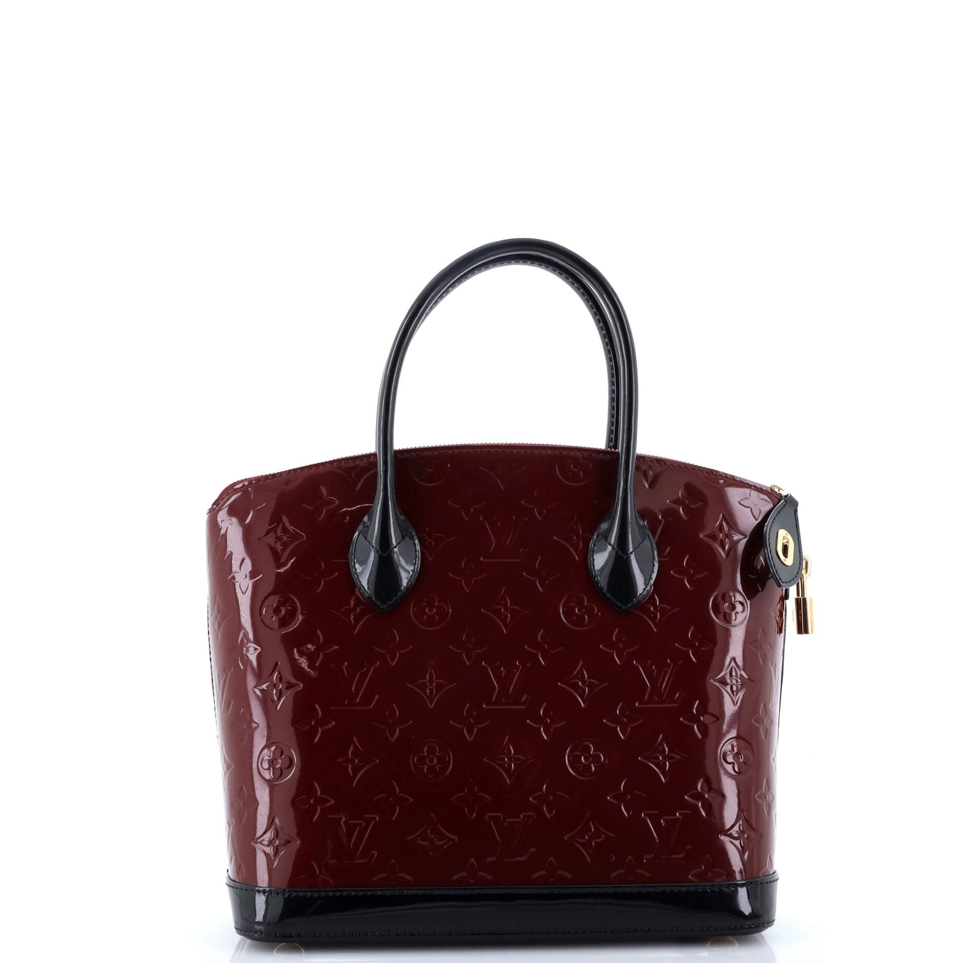 Louis Vuitton Lockit Handbag Monogram Vernis PM