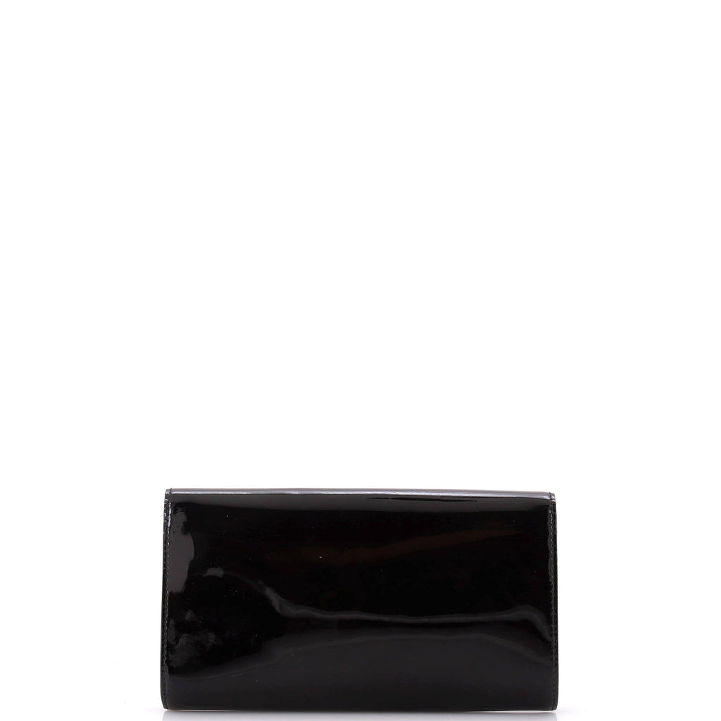 Louis Vuitton Louise Clutch Patent East West