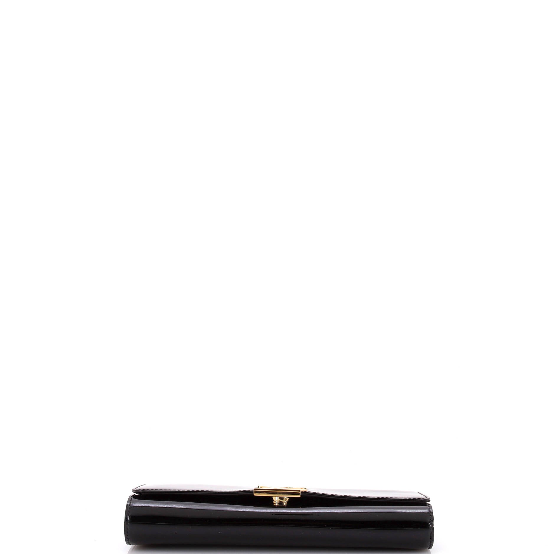 Louis Vuitton Louise Clutch Patent East West