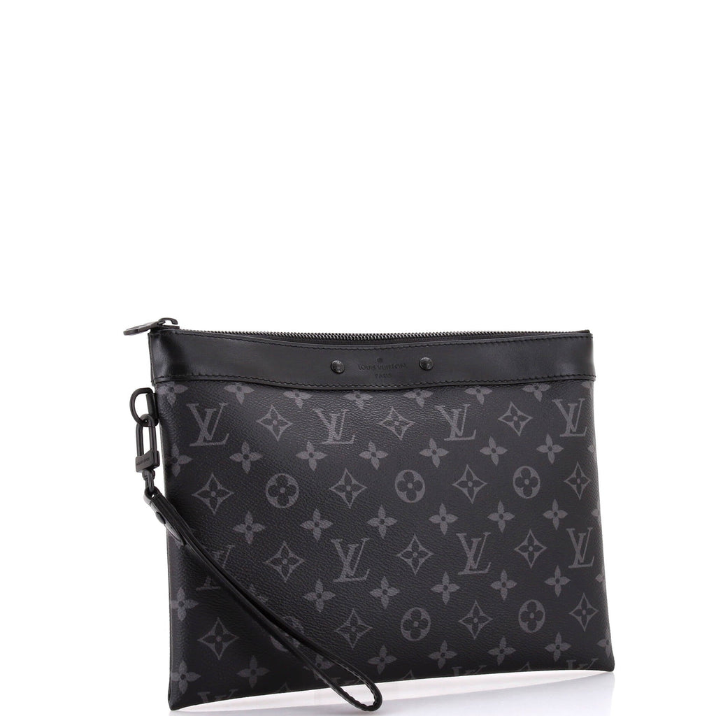 Louis Vuitton Pochette To-Go Monogram Eclipse Canvas MM