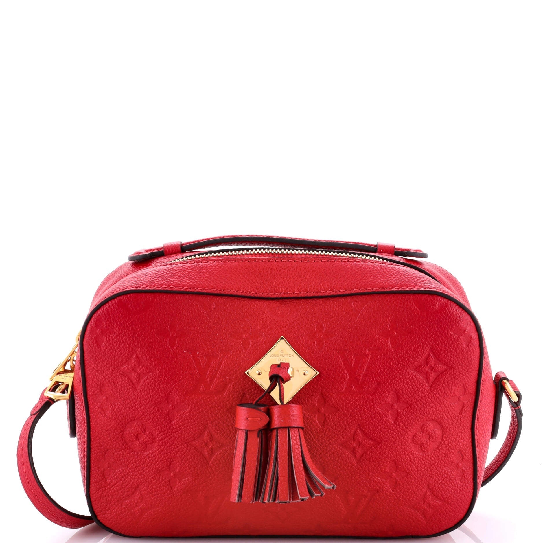 Louis Vuitton Saintonge Handbag Monogram Empreinte Leather