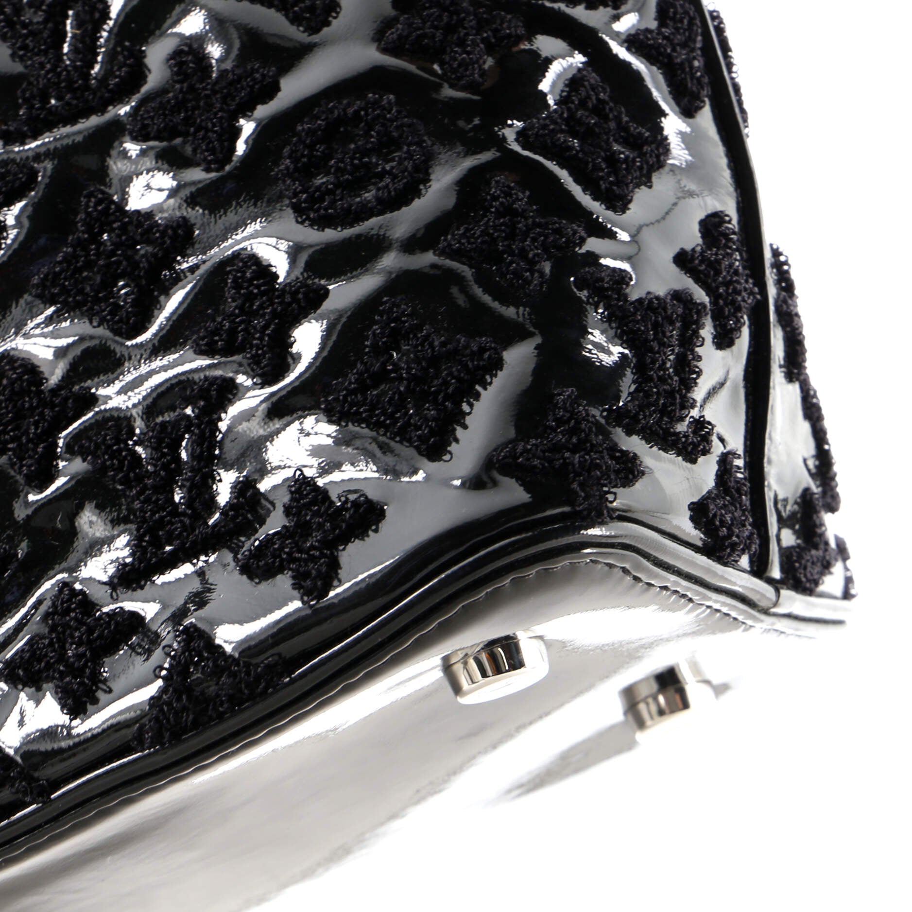 Louis Vuitton Fascination Lockit Handbag Patent Lambskin