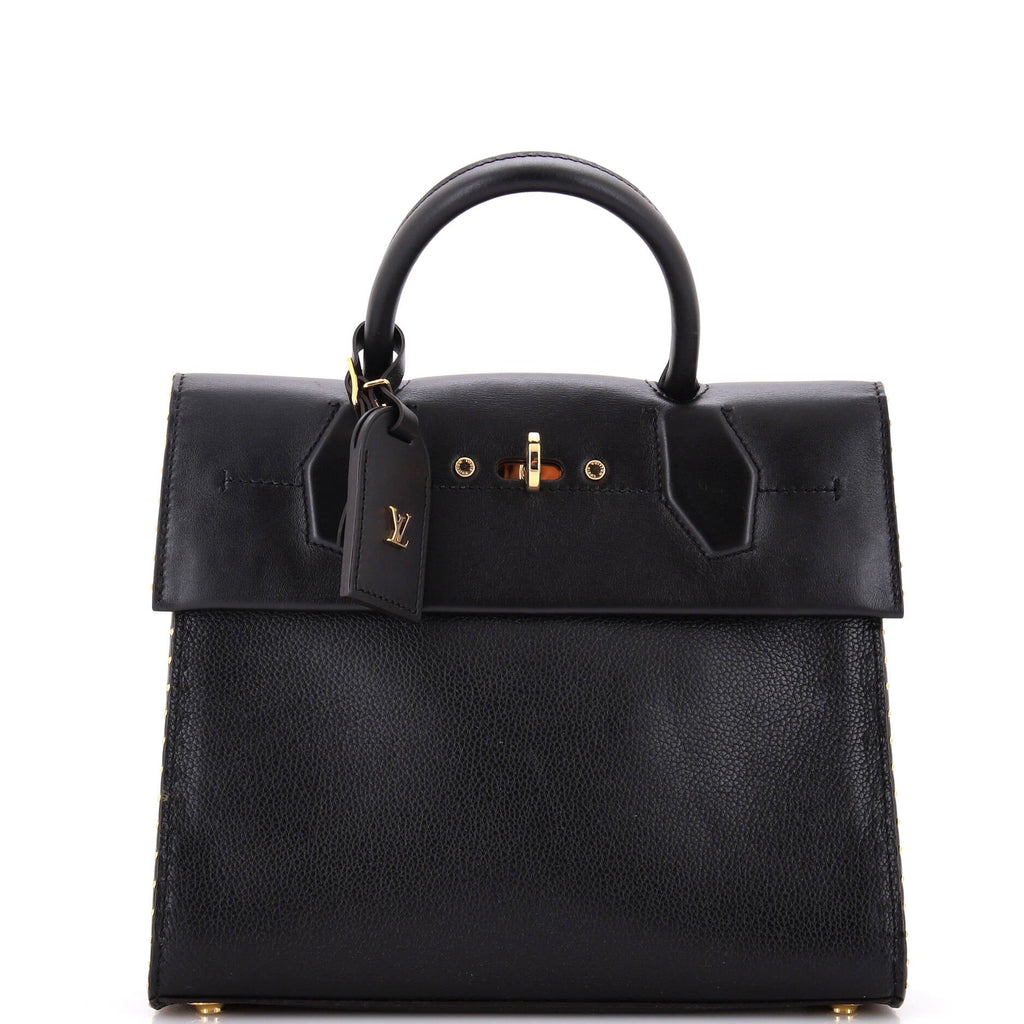 Louis Vuitton City Steamer One Handle Bag Leather