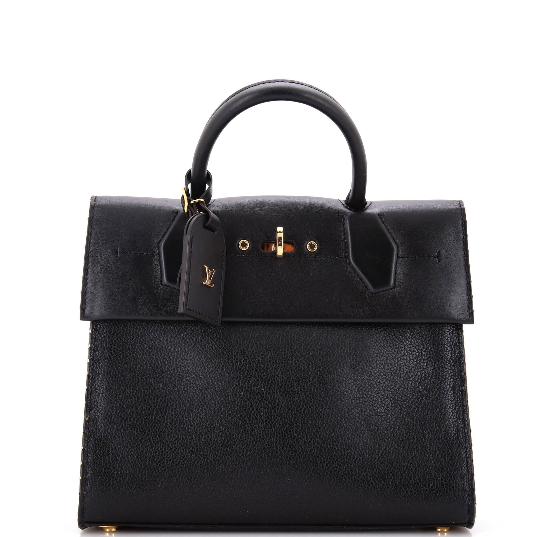 Louis Vuitton City Steamer One Handle Bag Leather