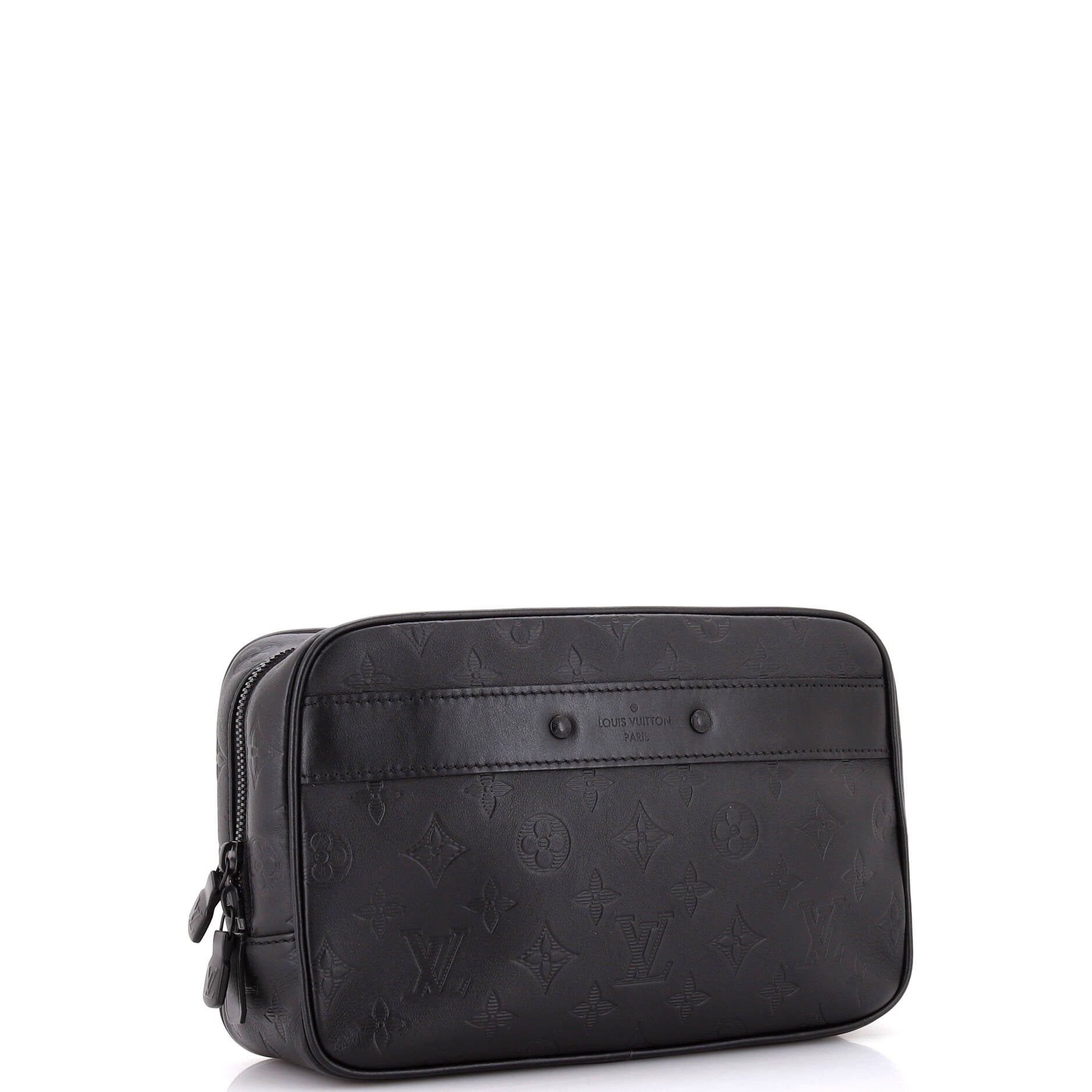 Louis Vuitton Toiletry Pouch Monogram Shadow Leather GM