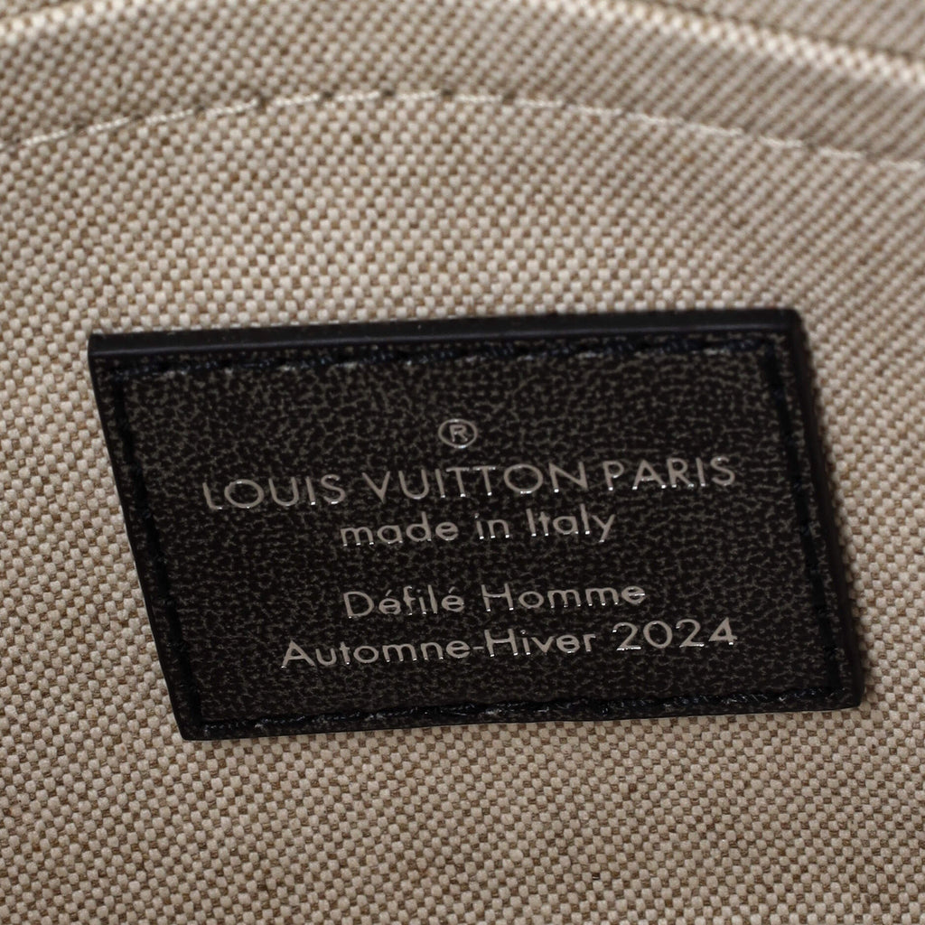 Louis Vuitton Keepall Bandouliere Bag Brushed Monogram Leather 25