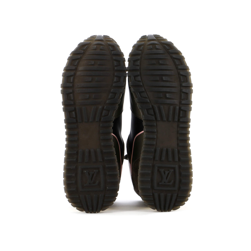 Louis Vuitton Women's Run Away Sneakers Monogram Nylon with Leather