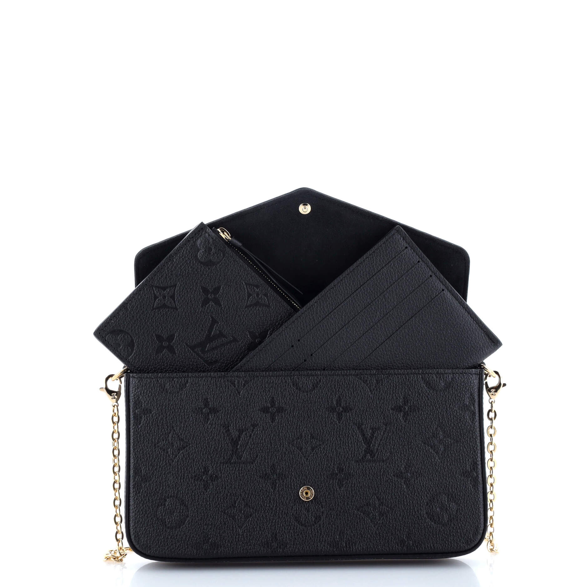 Louis Vuitton Felicie Pochette Monogram Empreinte Leather