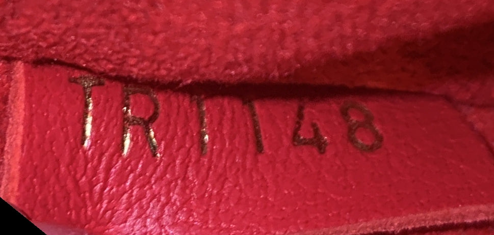 Louis Vuitton Double V Handbag Calfskin with Monogram Canvas