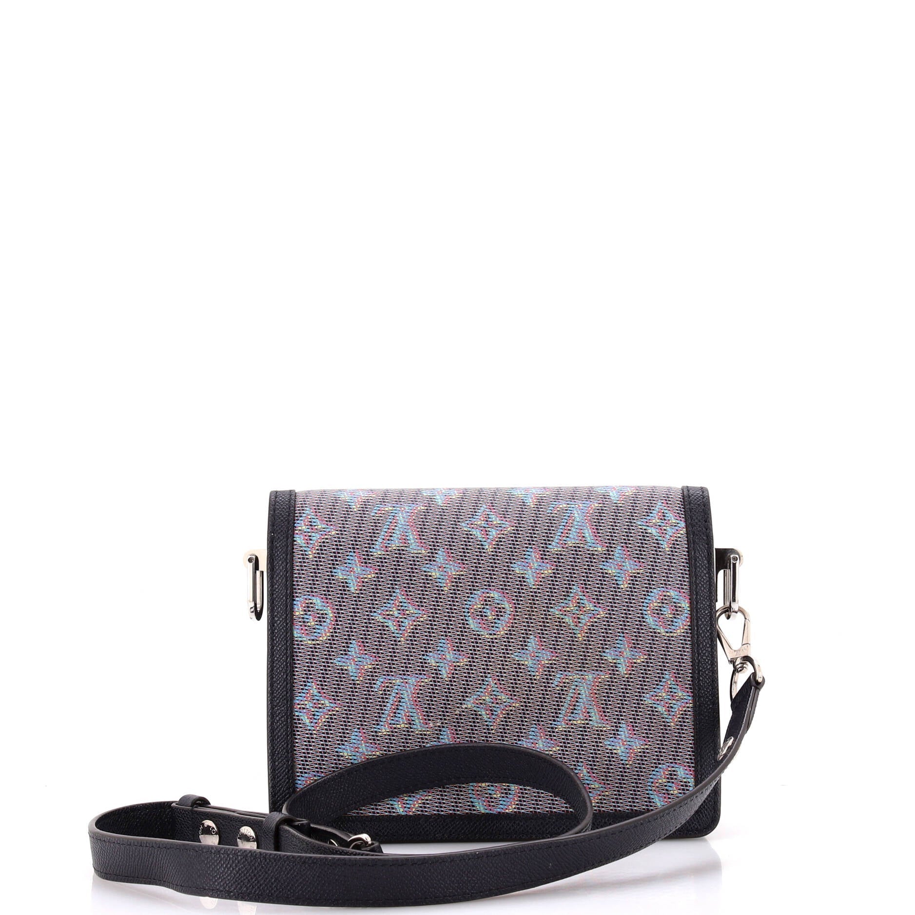 Louis Vuitton Dauphine Shoulder Bag Damier Monogram LV Pop Canvas Mini