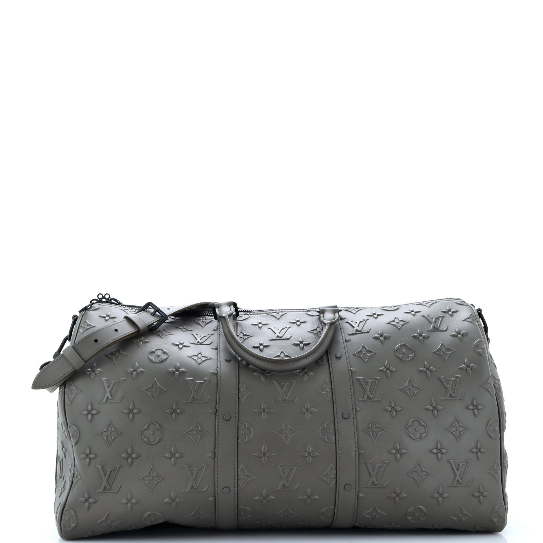 Louis Vuitton Keepall Bandouliere Bag Monogram Seal Leather 50