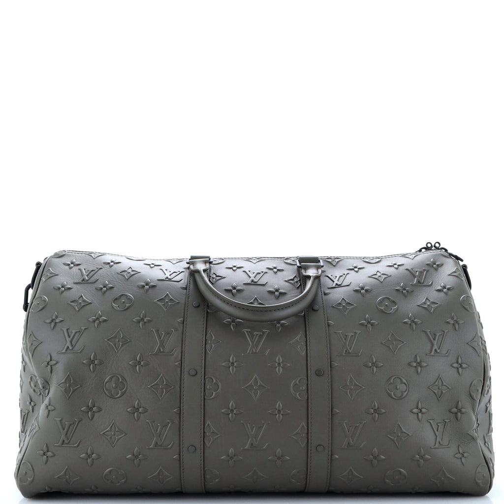 Louis Vuitton Keepall Bandouliere Bag Monogram Seal Leather 50
