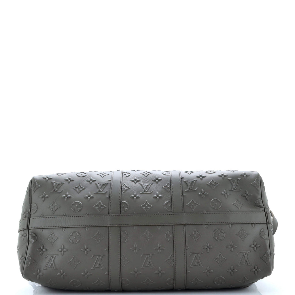 Louis Vuitton Keepall Bandouliere Bag Monogram Seal Leather 50